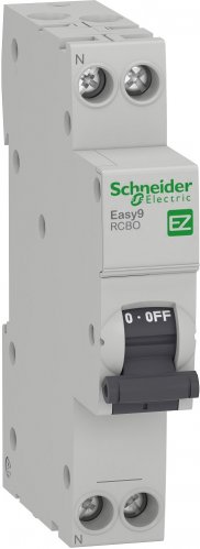 Автомат дифференциального тока АВДТ Schneider Electric Easy9 1п 10А 30мА 4,5кА C тип AC картинка